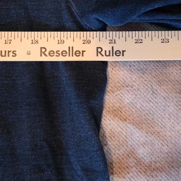 J. Jill Pure Jill Indigo Womens Sweater M Hoodie Sweatshirt Full Zip Athletic - Picture 7 of 14